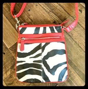 Zebra Print Crossbody